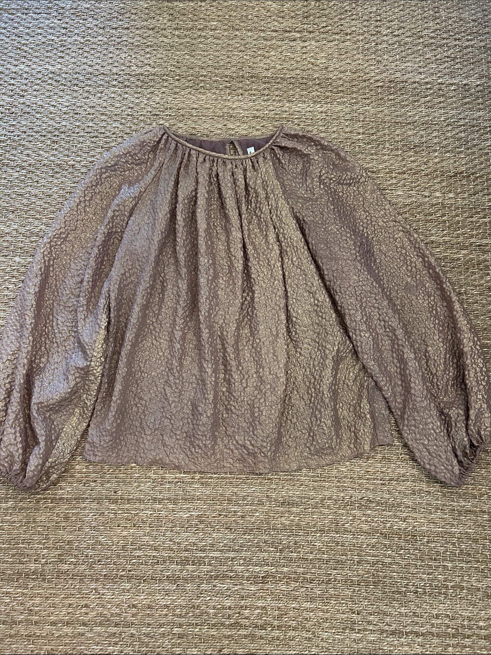 Trina Turk gold blouse